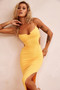 Stacked Up Midi Dress - Mango | Sage and Paige AUS.