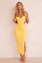 Stacked Up Midi Dress - Mango | Sage and Paige AUS.