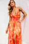 Early Sunset Maxi Dress - Tangerine | Sage and Paige AUS.