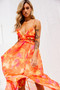 Early Sunset Maxi Dress - Tangerine | Sage and Paige AUS.