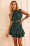 Worth The Chase Dress - Forest Green | Sage and Paige AUS.