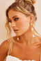 Dream Of Me Earrings - White Gold | Sage and Paige AUS.