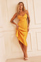 Delta Midi Dress - Mustard | Sage and Paige AUS.