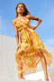 Early Sunset Maxi Dress - Yellow | Sage and Paige AUS.