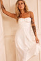 Affectionate Love Midi Dress - White | Sage and Paige AUS.