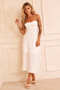 Affectionate Love Midi Dress - White | Sage and Paige AUS.