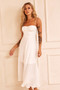 Affectionate Love Midi Dress - White | Sage and Paige AUS.