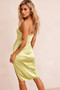 Soft Ballad Midi Dress - Lime | Sage and Paige AUS.