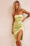 Soft Ballad Midi Dress - Lime | Sage and Paige AUS.