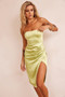 Soft Ballad Midi Dress - Lime | Sage and Paige AUS.