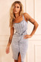 Top Floor Midi Dress - Washed Blue | Sage and Paige AUS.