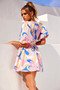 Wander Mini Dress - Blue Multi | Sage and Paige AUS.