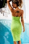 Brulee Midi Dress - Green | Sage and Paige AUS.