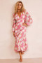 Formation Midi Dress - Pink | Sage and Paige AUS.