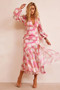 Formation Midi Dress - Pink | Sage and Paige AUS.