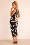 Attached Knit Midi Dress - Black | Sage and Paige AUS.