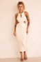 At First Sight Midi Dress - Cream | Sage and Paige AUS.