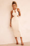 At First Sight Midi Dress - Cream | Sage and Paige AUS.