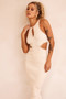 At First Sight Midi Dress - Cream | Sage and Paige AUS.