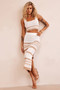 In The Groove Cropped Top - Beige | Sage and Paige AUS.