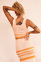 In The Groove Cropped Top - Orange | Sage and Paige AUS.