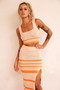 In The Groove Cropped Top - Orange | Sage and Paige AUS.