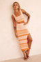 In The Groove Cropped Top - Orange | Sage and Paige AUS.