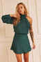 Differences Mini Dress - Forest Green | Sage and Paige AUS.