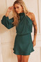 Differences Mini Dress - Forest Green | Sage and Paige AUS.