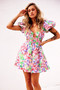 Reasons Mini Dress - Pink Multi | Sage and Paige AUS.