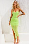 Find Myself Midi Dress - Green | Sage and Paige AUS.