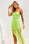 Find Myself Midi Dress - Green | Sage and Paige AUS.