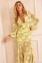 Formation Midi Dress - Lime | Sage and Paige AUS.