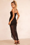 Find Myself Midi Dress - Black | Sage and Paige AUS.