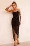 Find Myself Midi Dress - Black | Sage and Paige AUS.