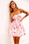 Cotton Candy Mini Dress - Pink Multi | Sage and Paige AUS.
