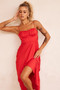 Affectionate Love Midi Dress - Red | Sage and Paige AUS.