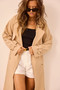 Calla Lilly Trench Coat - Camel