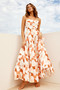 Dahlia Maxi Dress - Orange | Sage and Paige AUS.
