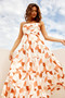 Dahlia Maxi Dress - Orange | Sage and Paige AUS.
