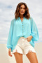 Osiris Blouse - Blue | Sage and Paige AUS.