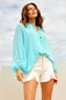 Osiris Blouse - Blue | Sage and Paige AUS.