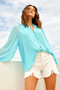 Osiris Blouse - Blue | Sage and Paige AUS.