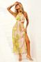 Havana Bloom Maxi Dress - Yellow Multi | Sage and Paige AUS.