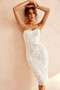 Styling Melody Lace Midi Dress - White | Sage and Paige AUS.
