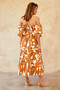 Sonja Midi Dress - Tan | Sage and Paige AUS.