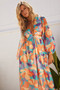 Shooting Stars Maxi Dress - Orange Multi | Sage and Paige AUS.
