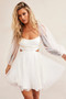 Saint Malo Mini Dress - White | Sage and Paige AUS.
