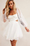 Saint Malo Mini Dress - White | Sage and Paige AUS.