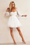 Saint Malo Mini Dress - White | Sage and Paige AUS.